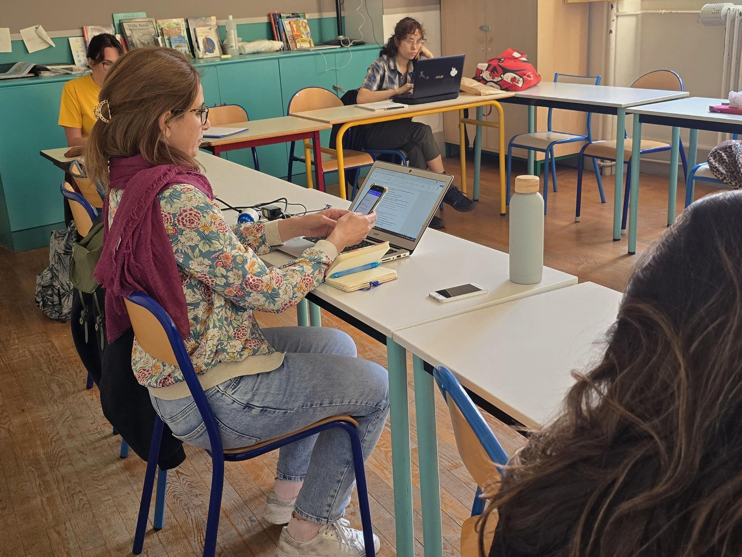 Formation podcast, étudiants